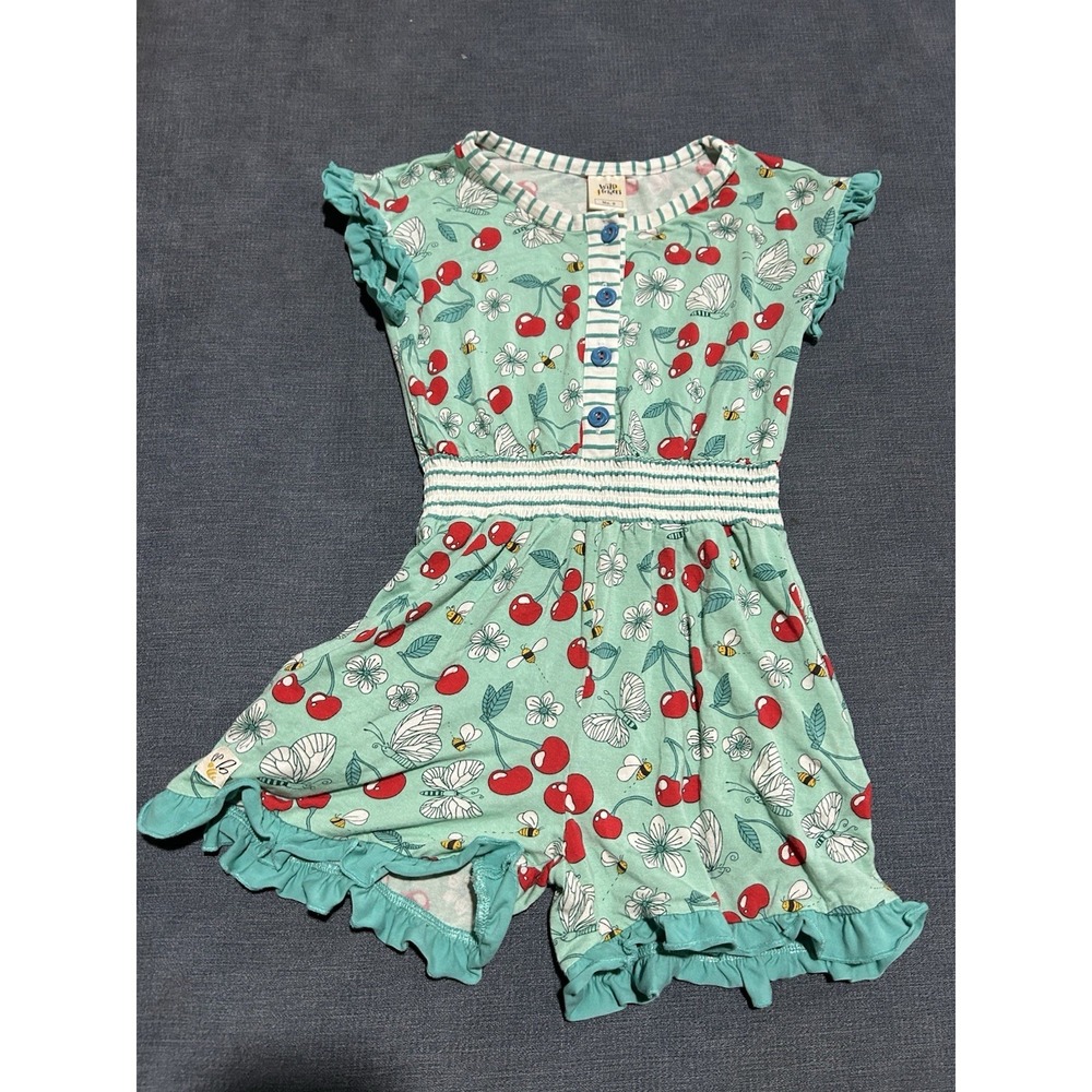 Wildflowers Girls Bamboo One Piece Romper Outfit Size 6Y